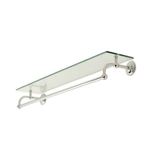 24-In Shelf With Towel Bar