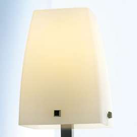 Up Light Replacement Glass Shade in Cased Opal / Satin Etched