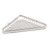 9in Wall Mounted Brass Corner Shower Basket in Polished Chrome