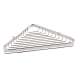 9in Wall Mounted Brass Corner Shower Basket in Polished Chrome