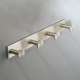 Four Hook Robe Hook in Satin Nickel