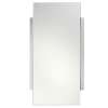 18.3in Rectangular Mirror in Satin Nickel
