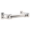 Frame 3008/PC Double Post Toilet Paper Holder in Polished Chrome