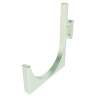 Large Pivoting Towel Hook in Satin Nickel