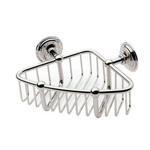 Polished Chrome 6in Corner Basket