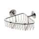 Polished Chrome 6in Corner Basket in Polished Chrome