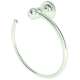 8in Open Towel Ring in Polished Nickel