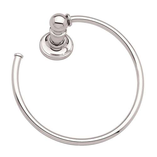 8in Open Towel Ring in Polished Chrome