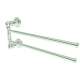 12in Pivoting Double Towel Bar in Polished Nickel