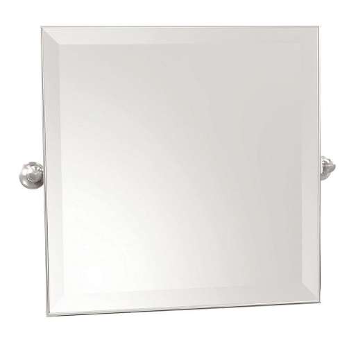 20in Square Mirror in Polished Nickel