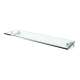24in Tempered Glass Shelf in Polished Nickel