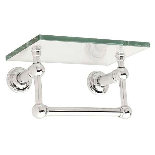 Columnar 9-In Tempered Glass Shelf