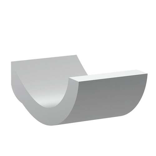 Solid Brass Single Robe Hook in Satin Nickel