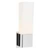 Single Light Bath Sconce in Satin Nickel