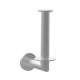 Single Post Spare Tissue Paper Holder in Satin Nickel