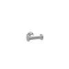 Kubic 4610D/PN Double Hook Robe Hook in Polished Nickel