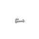 Kubic 4610D/PN Double Hook Robe Hook in Polished Nickel
