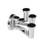 Triple Hook Robe Hook in Polished Chrome