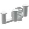 Triple Hook Robe Hook in Satin Nickel