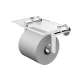Kubic 4627/SN Double Post Tissue Paper Holder in Satin Nickel
