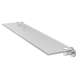 24in Glass Shelf in Polished Nickel