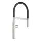Essence Semi-Pro Kitchen Faucet with Soap Dispenser, SuperSteel