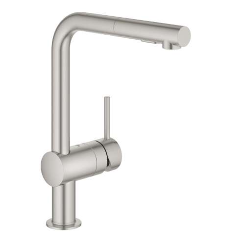 Minta Pull-Out Kitchen Faucet with Soap Dispenser, SuperSteel