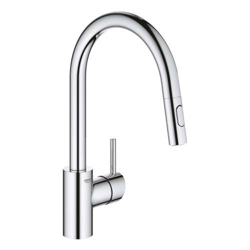 Concetto Pull-Down Kitchen Faucet with Soap Dispenser, Chrome