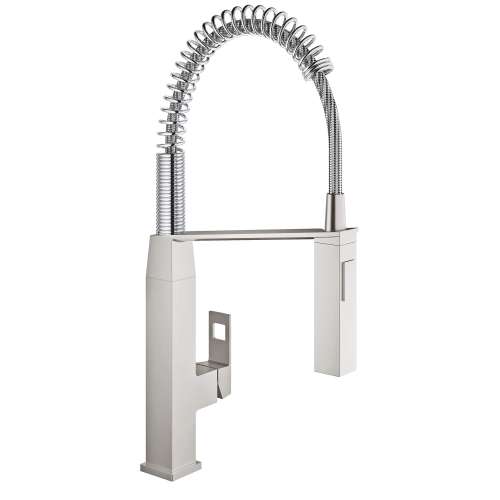 KKS-31401DC0 Eurocube Kitchen Faucet with Soap Dispenser in Supersteel
