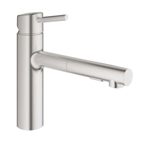 Concetto Pull-Out Kitchen Faucet with Soap Dispenser, SuperSteel