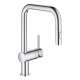 Minta Pull-Down Kitchen Faucet with Soap Dispenser, Chrome