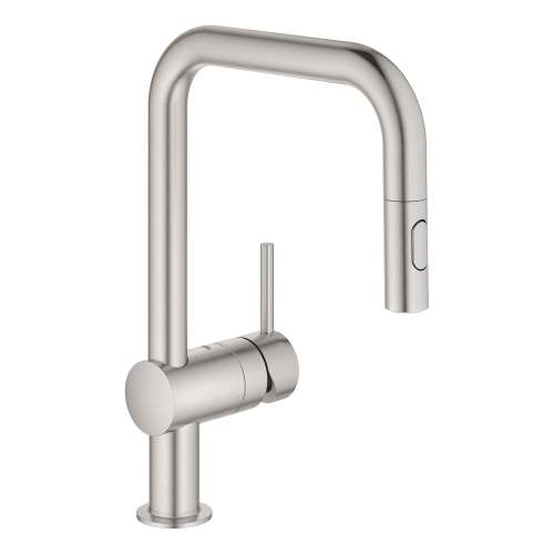 KKS-32319DC3 Minta Pull-Down Kitchen Faucet with Soap Dispenser 