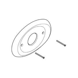 08367000 Escutcheon in Chrome