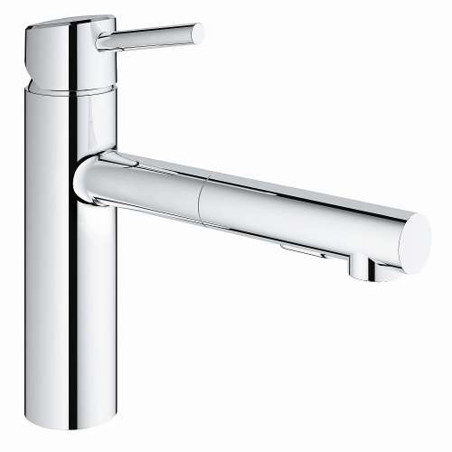 31453001 Concetto Single-Handle Kitchen Faucet with 100 Degree Swivel in StarLight Chrome