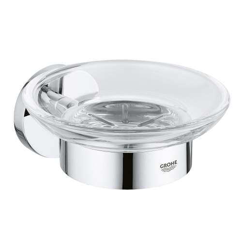 40444001 Essentials Soap Dish with Holder in Starlight Chrome