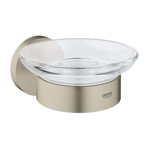 40444EN1 Essentials Soap Dish with Holder in Brushed Nickel