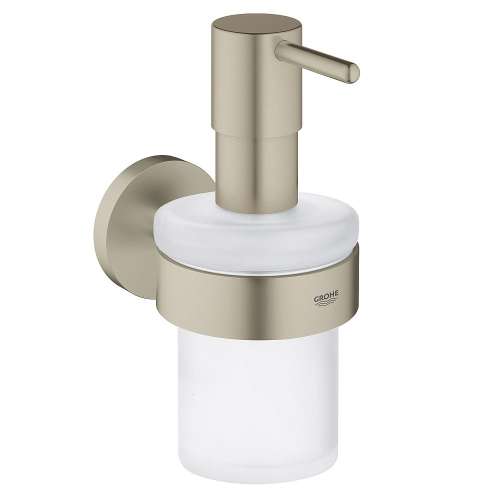 40448EN1 Essentials Soap Dispenser with Holder in Brushed Nickel