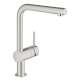 30300DC0 Minta Single-Handle Kitchen Faucet in SuperSteel Infinity
