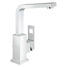 2318400A Eurocube Single Hole Single-Handle L-Size Bathroom Faucet in StarLight Chrome