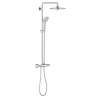 26128001 Euphoria 260 Shower System with Thermostat for Wall Mount in StarLight Chrome