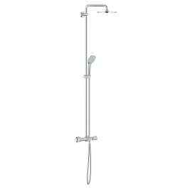 26490-M Euphoria Shower System with Bath Thermostat for Wall Mount with 5.3 gpm Flow in StarLight Chrome