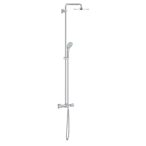 26490000 Euphoria Shower System with Bath Thermostat for Wall Mount with 5.3 gpm Flow in StarLight Chrome