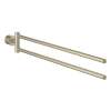 40308EN3 Atrio Double Towel Bar in Brushed Nickel