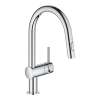 31378003 Minta Single-Handle Pull-Out Kitchen Faucet in Chrome
