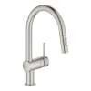 31378DC3 Minta Single-Handle Pull-Out Kitchen Faucet in Supersteel