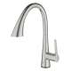 30205DC2 Ladylux 1.75 GPM Touch Single-Handle Kitchen Faucet in Supersteel Infinity Finish
