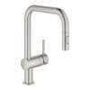32319DC3 Minta 1.75 GPM Single-Handle Dual Spray Pull Down Kitchen Faucet in Supersteel