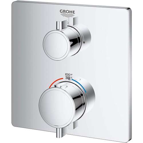 Grohtherm Dual Function 2-Handle Thermostatic Trim 24111000-M