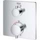 24111000 Grohtherm Dual Function 2-Handle Thermostatic Trim in StarLight Chrome Finish