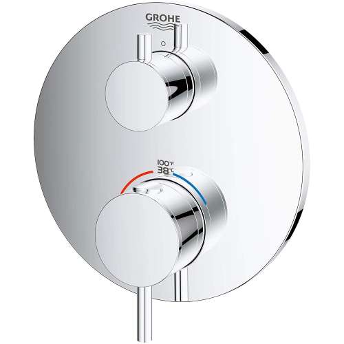 24150003 Atrio Single Function 2-Handle Thermostatic Trim in StarLight Chrome Finish